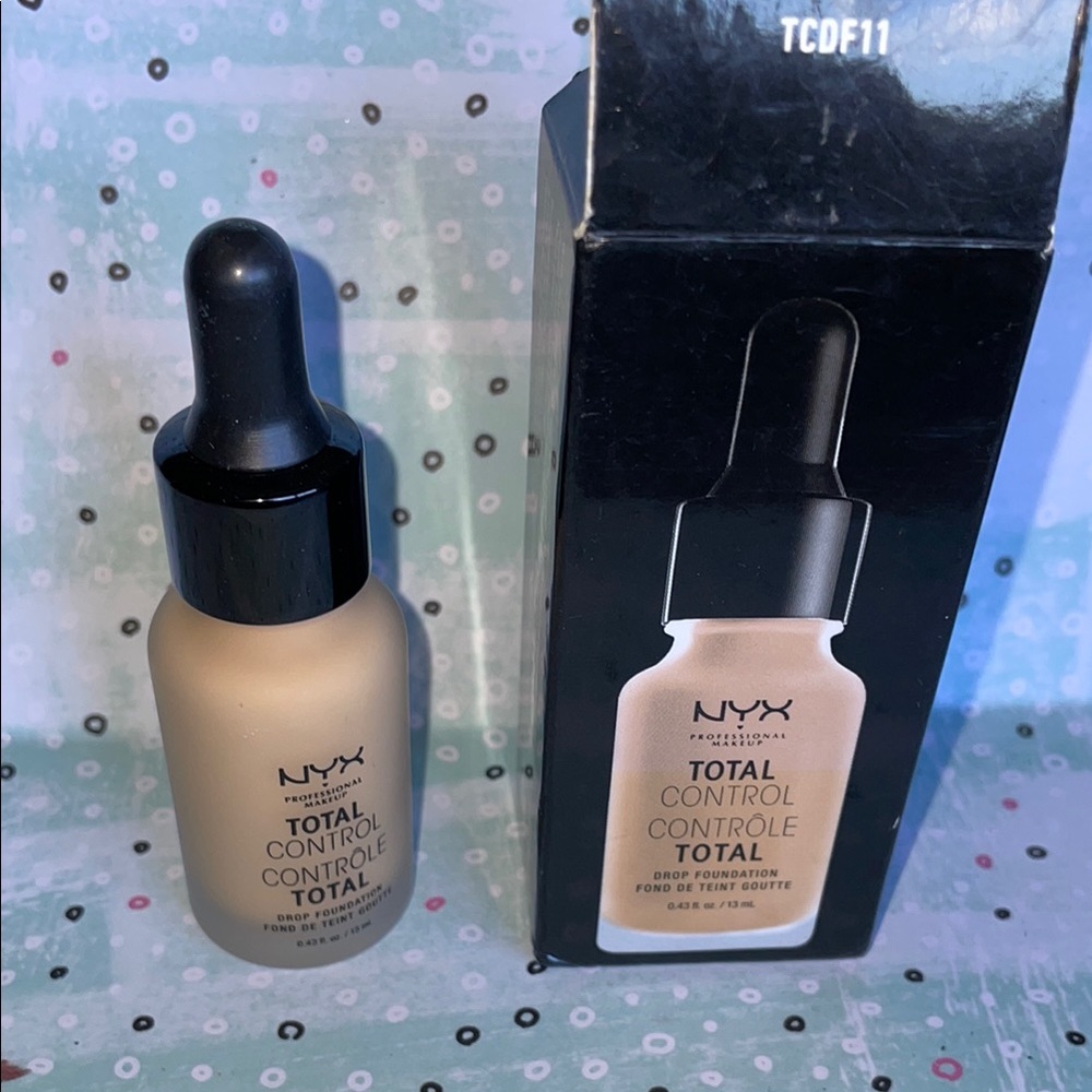 NYX NIB Total Control Drop Foundation BEIGE